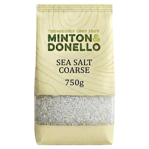 Minton & Donello Coarse Sea Salt 750g (Pack of 2)