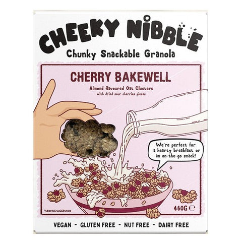 Cheeky Nibble Cherry Bakewell Granola 460g (Pack of 3)