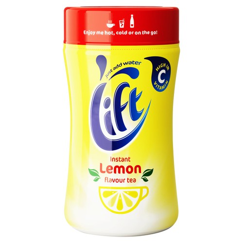 Lift Instant Lemon Flavour Tea 165g (Pack of 2)