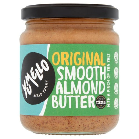 Yumello Smooth Almond Butter 215g (Pack of 2)