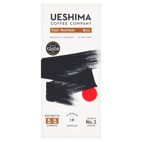 Ueshima Fuji Mountain Nespresso Compatible Capsules, 10 pods pack (Pack 3)