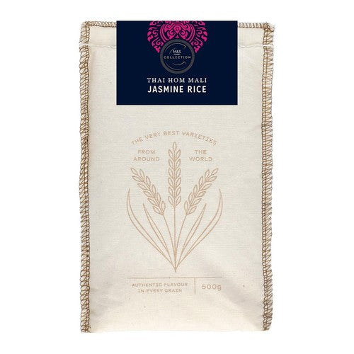 M&S Collection Thai Hom Mali Jasmine Rice 500g (Pack of 3)