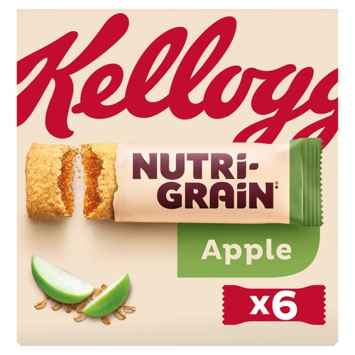 Kellogg's Nutrigrain Apple 6 x 37g (Pack of 3)