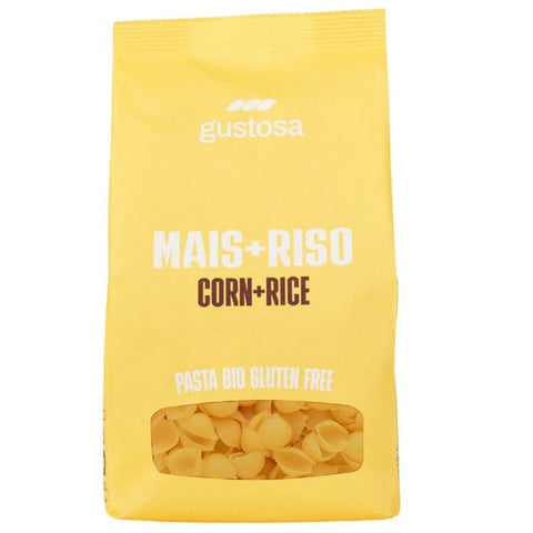 Gustosa Gluten Free Pasta Organic Corn & Rice Conchiglie 340g (Pack of 3)