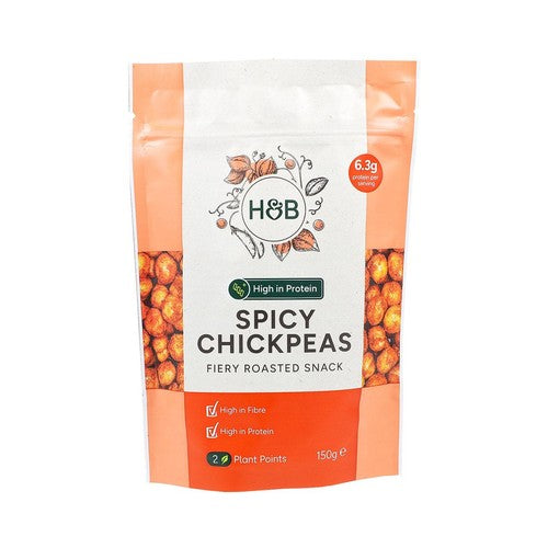 Holland & Barrett High Protein Spicy Chickpeas 150g (Pack of 3)