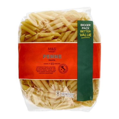 M&S Penne Pasta 1kg (Pack of 2)