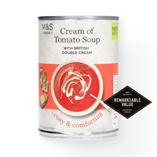 M&S Cream of Tomato Soup 400g (Pack of 2)