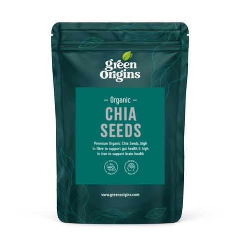 Green Origins Organic Raw Chia Seeds 300g (Pack of 3)