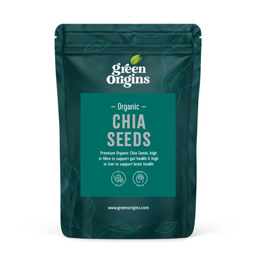 Green Origins Organic Raw Chia Seeds 300g (Pack of 3)