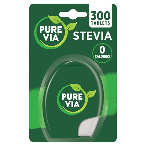 Pure Via Stevia Leaf Sweetener Tablets 30's (Pack of 2)