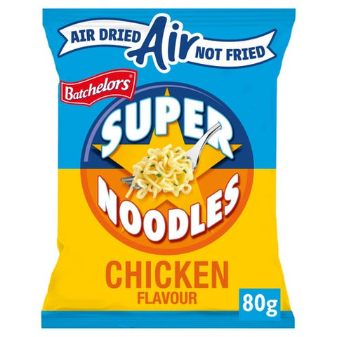 Batchelors Super Noodles Air Dried Low Fat Chicken Flavour 80g (Pack 3)