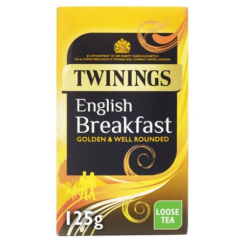 Twinings Loose Leaf English Breakfast Tea 125g (Pack of 2)