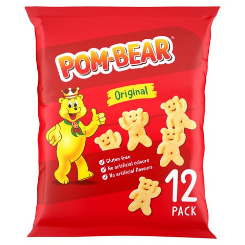 Pom-Bear Original Multipack Crisps 12 x 13g (Pack of 3)