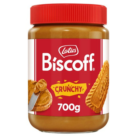 Lotus Biscoff Crunchy Spread 700g (Pack of 2)