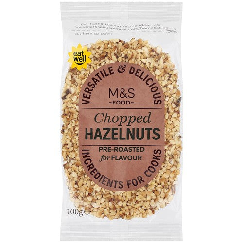 M&S Roasted Chopped Hazelnuts 100g (Pack of 3)