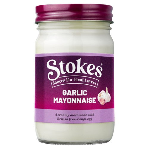 Stokes Garlic Mayonnaise 345g (Pack of 2)