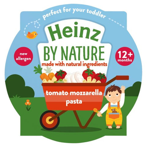 Heinz Tomato Mozzarella Pasta Shells Baby Food Tray 1+ Year 200g (Pack of 3)