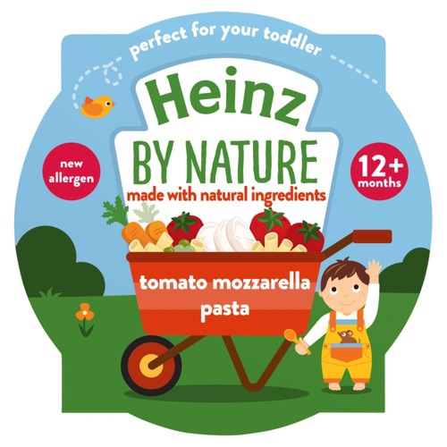 Heinz Tomato Mozzarella Pasta Shells Baby Food Tray 1+ Year 200g (Pack of 3)