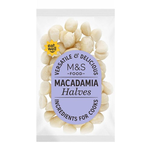 M&S Macadamia Halves 100g (Pack of 3)
