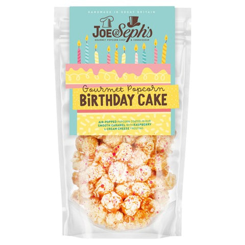 Joe & Seph's Popcorn - Birthday Cake Popcorn 70g (Pack of 6)