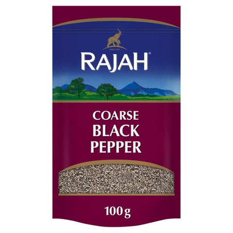Rajah Spices Coarse Black Pepper Powder 100g (Pack of 2)