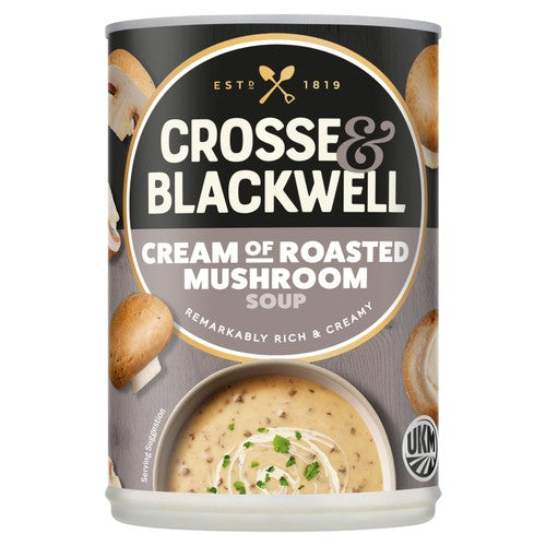 Crosse & Blackwell Cream of Roast Mushroom Soup 400g (Pack of 2)