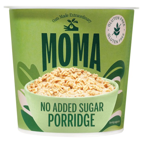 MOMA  Gluten Free Plain Jumbo Oat Porridge Pot Gluten Free 65g (Pack of 3)