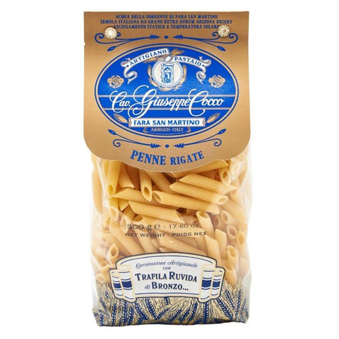 Cocco Penne Rigate Durum Wheat Pasta 500g (Pack of 3)