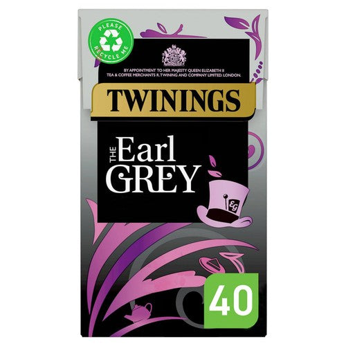 Twinings Earl Grey Tea 40's (Pack of 2)