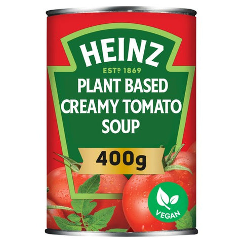 Heinz Plant-Based Cream of Tomato Soup 400g (Pack of 2)