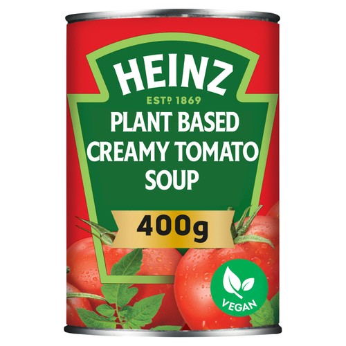 Heinz Plant-Based Cream of Tomato Soup 400g (Pack of 2)