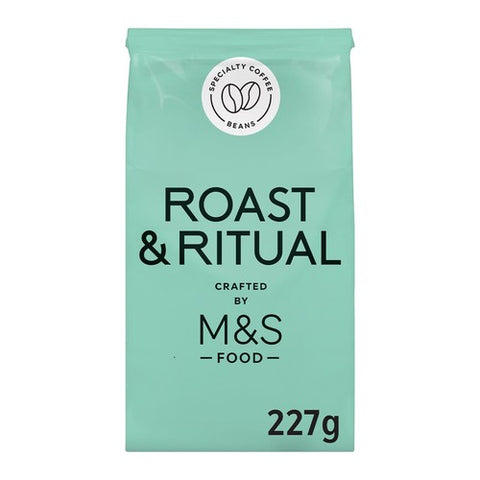 M&S Roast & Ritual Coffee Beans 227g (Pack of 2)