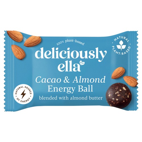 Deliciously Ella Cacao & Almond Energy Ball 40g (Pack of 3)