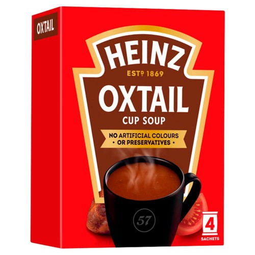 Heinz Oxtail Dry Cup Soup 62g (Pack of 2)