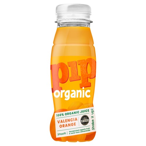 Pip Organic Valencia Orange Juice 200ml (Pack of 3)