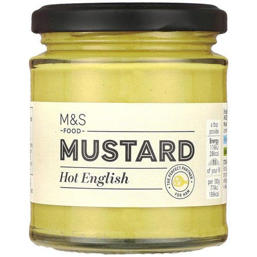 M&S Hot English Mustard 180g (Pack of 2)