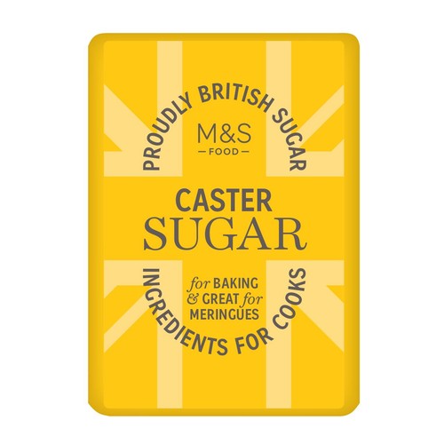 M&S British Caster Sugar 1kg (Pack of 2)