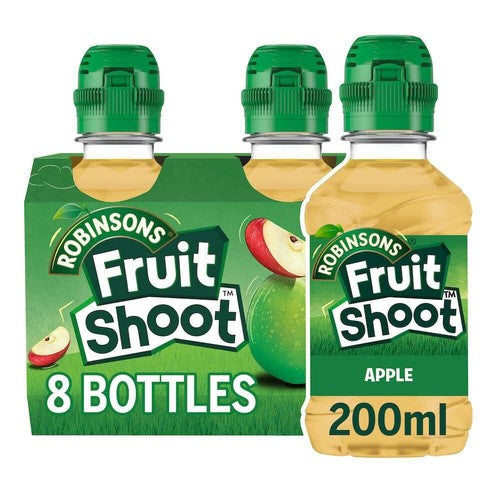 Fruit Shoot Apple No Added Sugar 8 x 200ml (Pack of 2)