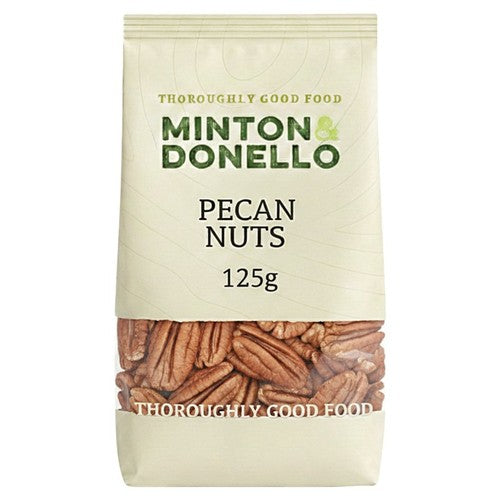 Minton & Donello Pecan Nuts 125g (Pack of 3)