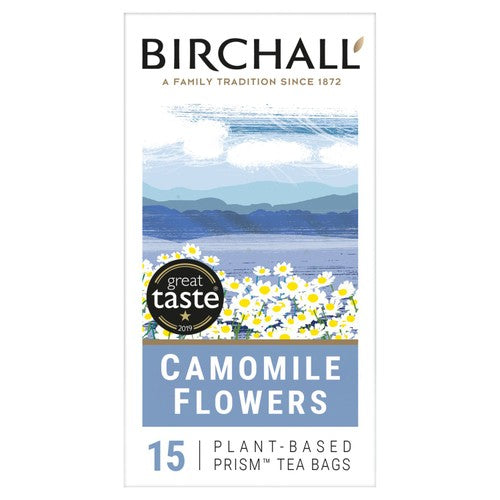 Birchall Camomile Flowers Tea Bags 15's (Pack of 3)