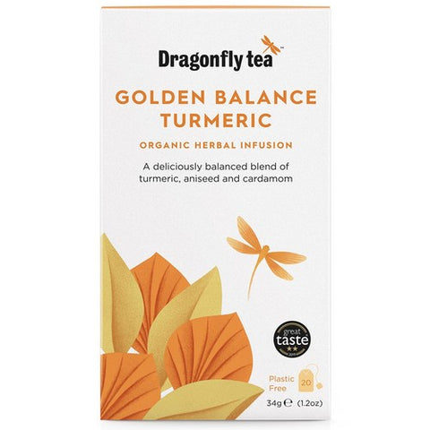 Dragonfly Organic Golden Balance Turmeric 20's (Pack of 2)