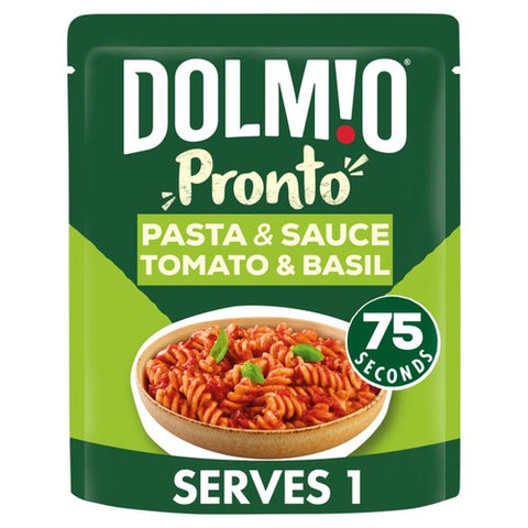 Dolmio Pasta Pronto Tomato & Basil Microwave Pasta 200g (Pack of 3)