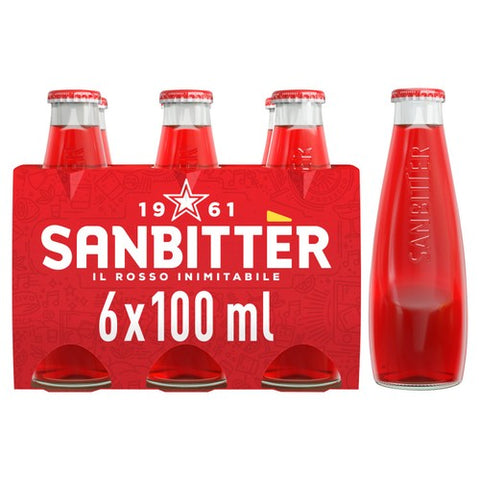 San Pellegrino San Bitter Aperitif Glass 6 x 100ml (Pack of 2)