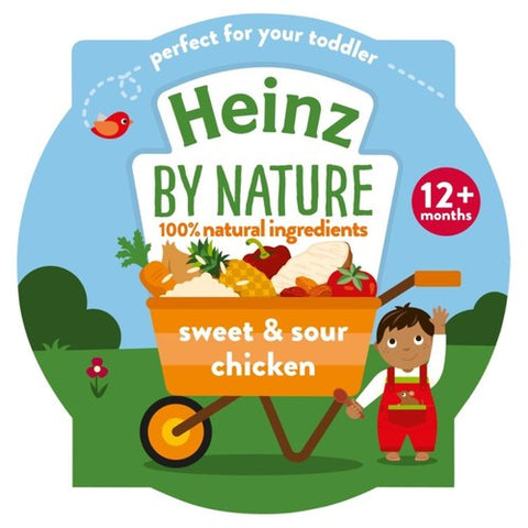 Heinz Sweet & Sour Chicken Baby Food Tray 1+ Year 200g (Pack of 2)
