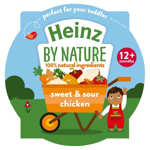 Heinz Sweet & Sour Chicken Baby Food Tray 1+ Year 200g (Pack of 2)