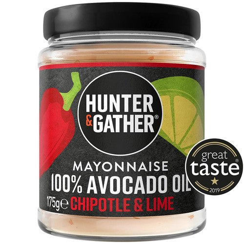 Hunter & Gather Chipotle & Lime Avocado Oil Mayonnaise 175g (Pack of 2)
