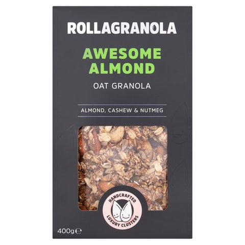 Rollagranola Awesome Almond Oat Granola 400g (Pack of 3)