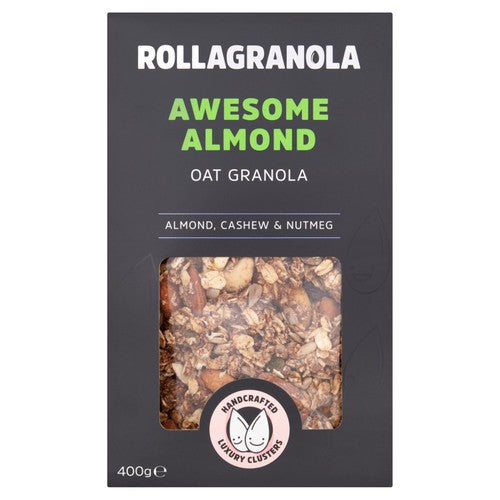 Rollagranola Awesome Almond Oat Granola 400g (Pack of 3)