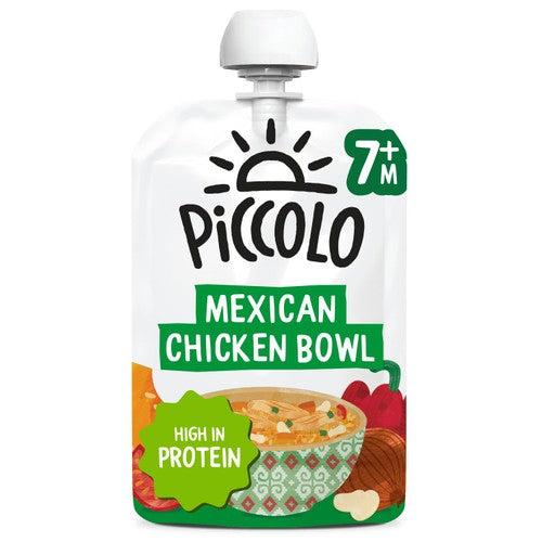 Piccolo Organic Mexican Chicken Bowl 130g (Pack of 2)