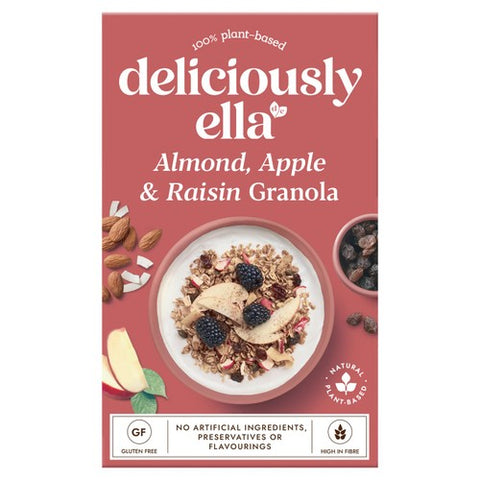 Ella Almond, AppleRaisin Granola with Coconut ChipsCinnamon 400g (Pack 3)